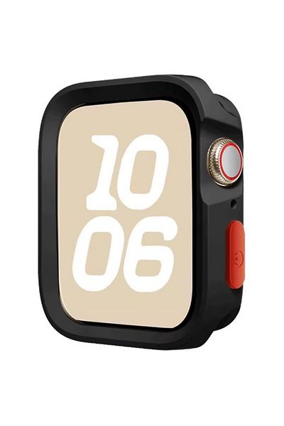 REDz Accessories Soft Bumper Case, Silicone, Black - Apple Watch 42mm Series 10
