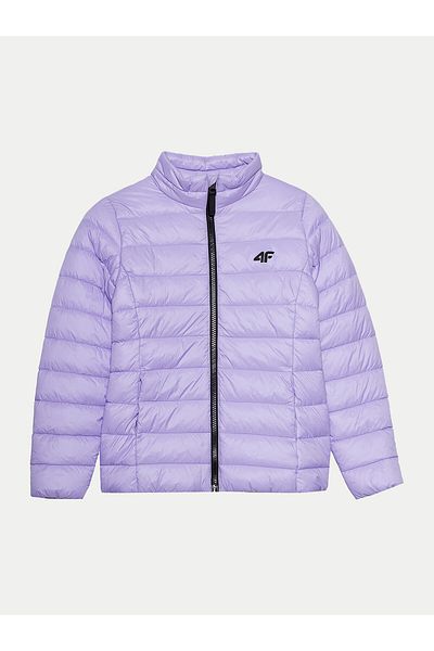 4F Jachetă de tranziție pentru fete 4FJWSS24TDJAF342 violet