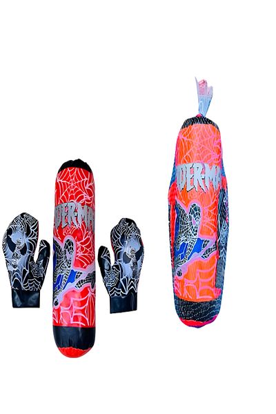 rexa Spider Strike Boxing Set – Spider-Themed Punching Bag & Gloves for Kids' Hero Training!