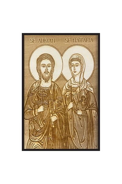 OEM Icoana Sfintii Adrian si Natalia 70 cm