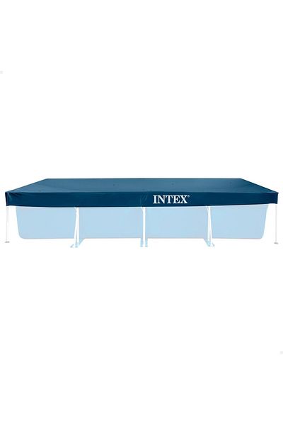 Intex Rectangular Pool Cover – 4.6m x 2.3m (15'1" x 7'5") – Blue