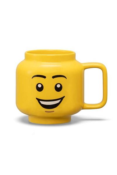 LEGO Large LEGO ceramic mug - Happy boy head