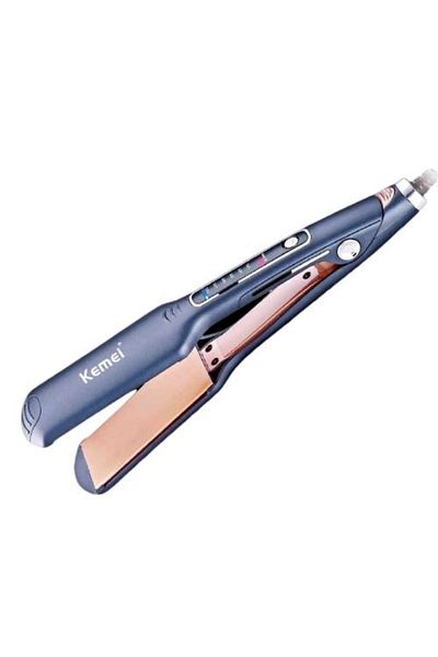 Kemei Placa de indreptat par Kemei, ceramica cu turmalina, 45W, 170-220°C, 29.3x4.2cm