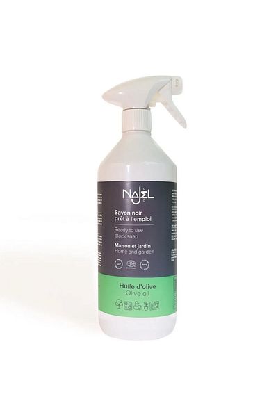 NAJEL Najel Black Soap Spray - 1000ml, Liquid Solution for Professional Care and Cleaning