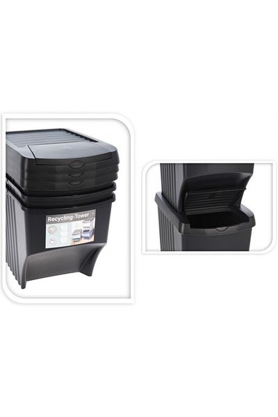 Excellent Trash can for sorted waste set of 3 pieces