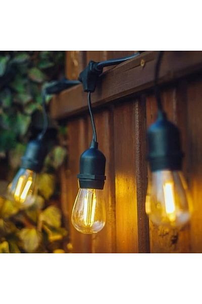 coshop Indoor/outdoor string light, waterproof, interconnectable, 10m, 20 bulbs