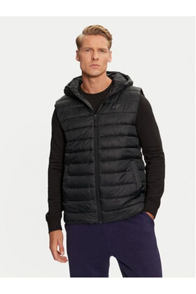 4F Men's Vest 4FWAW24TVJAM146 Black