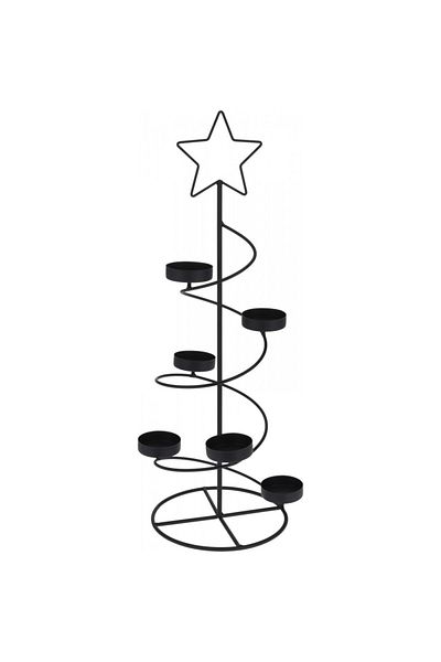 Excellent Houseware Copac Fericit, metal, negru, 18x50 cm
