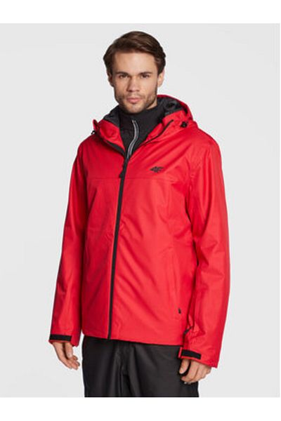 4F Men's Ski Jacket H4Z22-KUMN001 Red