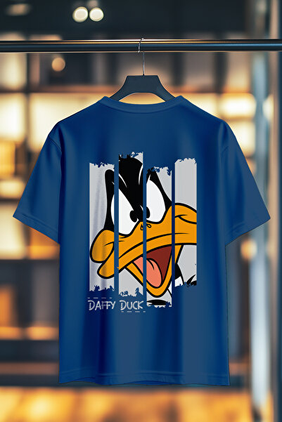 BookOrBook Ducktastic Split 100% Cotton Premium Quality Back Printed T-Shirt