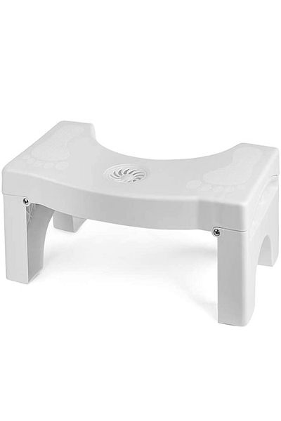 Linovit Capac de toaletă pliabil Linomag®, ajutor pentru poziția ghemuit, înălțime 17,5 cm, ajută la constipație, alb