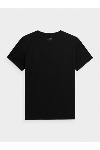 4F Men's T-Shirt black 4F-TTSHM487 20S DEEP BLACK