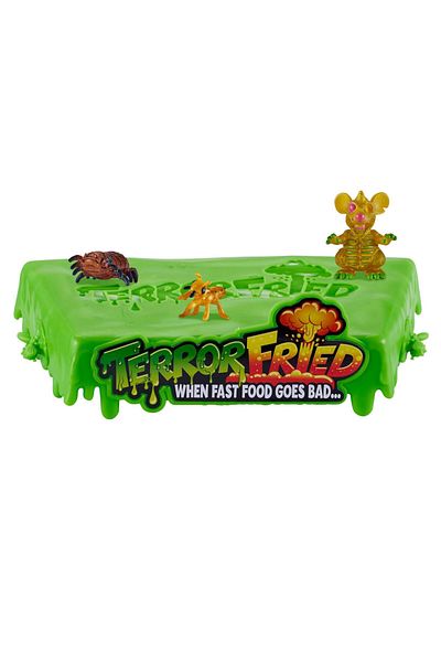 Terror Fried Terrorfried 4 Medium Menus and 3 Mystery Figures 8092