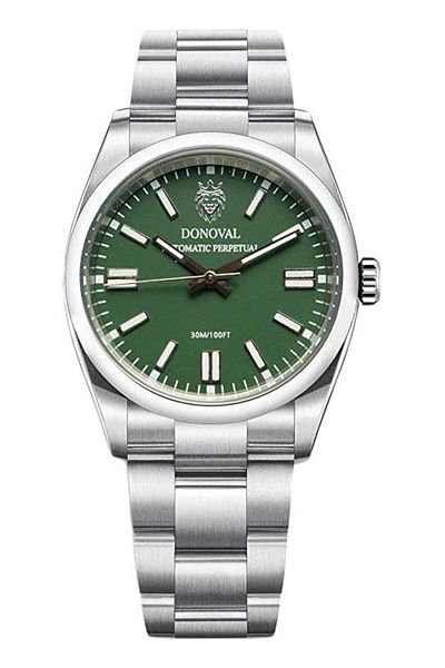 Donoval Donoval Watch, Green, Automatic Perpetual DL0002