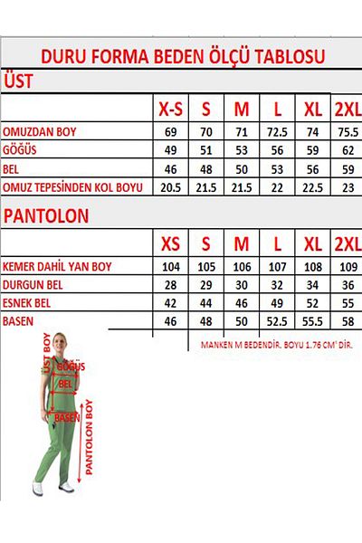 BEDUCA Red Lycra Polo Collar Zippered Nurse Uniform Set, Esthetician and Beauty Center Outfit