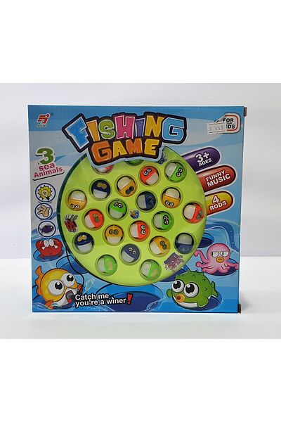 rexa Interactive Magnetic Fishing Game for Kids – Educational Toy Set (24x24x6 cm)