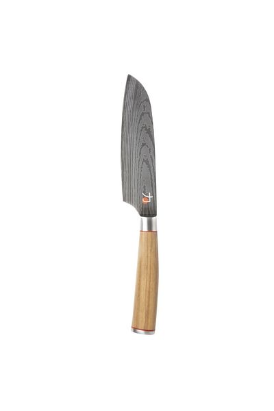 MasterPro Santoku knife TETSU 12.5 cm wood stainless steel