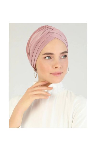 çamaşırsepeti 3 Cross Bands Outer Hijab Bonnet Sea (Pool Bonnet) -