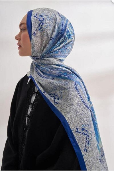 ARMANDA Imported Voile Nuit Pattern Shawl 04463-Saks