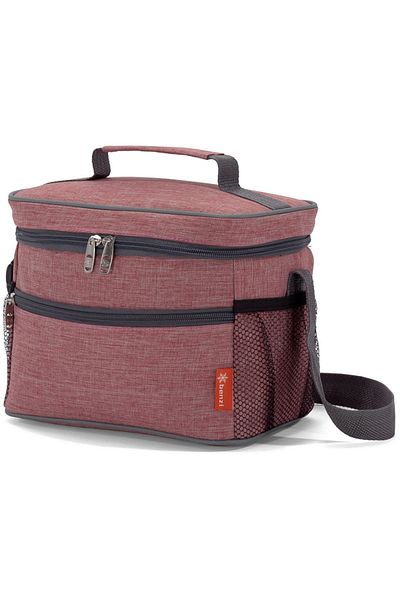 Benzi Geantă termoizolantă BZ 5683, 14 L, 28 x 24 x 21 cm, Roz