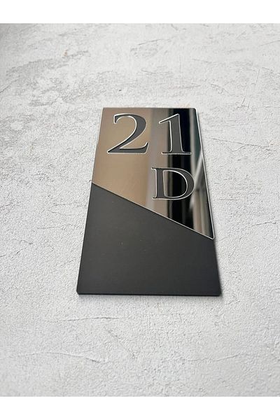Mars Decorative Theme Circle, Door, Hotel, Room, Shop Number - 10 X 20 cm