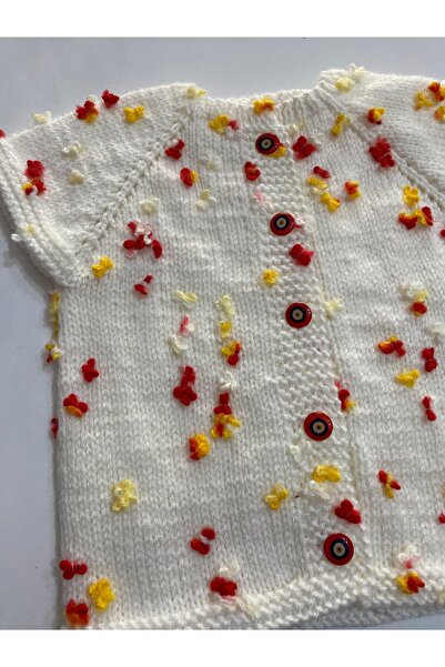 TrendYünEvi El Örgüsü Bebek Yeleği (1Yaş)