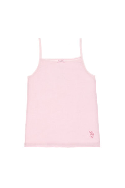 U.S. Polo Assn. Kız Çocuk 5'li İp Askılı Atlet 50312895-VR041