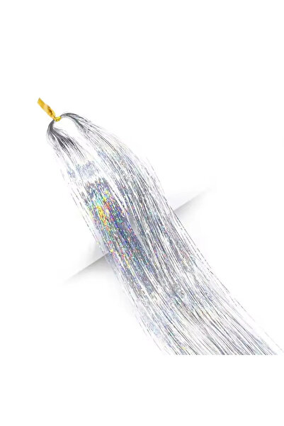 minibuki 1 Pack Tinsel Glitter Hair Accessory Hair Sparkle Hair Tinsel Hairpiece