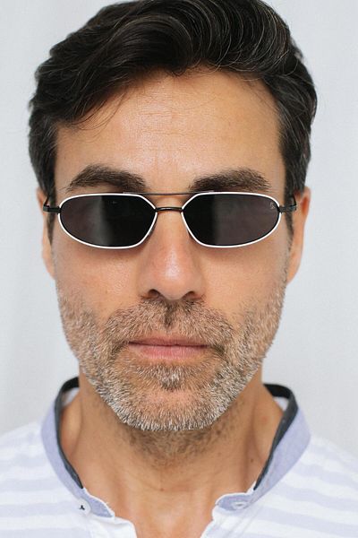Bilge Karga Alwin Black White Black Men's Sunglasses