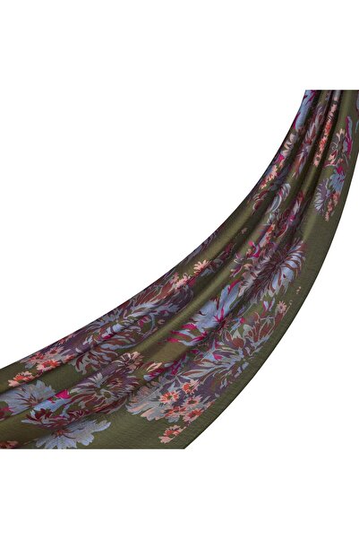 ipekevi شال تينسيل منقوش بالقرنفل 02144-رائحة الصنوبر