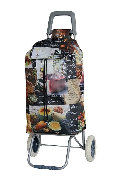 Madisson Shopping Trolley, Sw22025f, 98 X 43 X 36 Cm, 55 L, 2 Wheels, Print 4