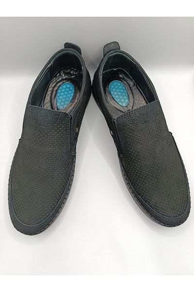 Bukond Genuine Leather Inside and Outside Gel Sole Men's Summer Comfortable Daily Lightweight Sandal Shoes