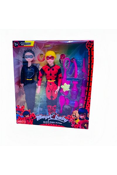 rexa Magic Baby Miraculous Ladybug Doll Set – Hero Playset for Kids 3+ Includes Ladybug & Accessories