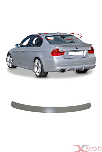 XMOD Bmw Spoiler E90 Cam Üstü Boyasız Abs Plastik Spoyler
