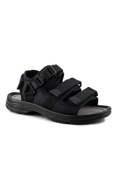 Süperland Men's Daily Sandals Men's Black Strappy Sandals