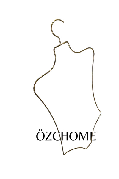 ÖZCHOME Metal Vücut Formlu Bikini Mayo Askısı 1 Adet