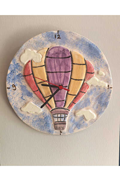 Libra Seramik Çocuk Odasına Özel Uçan Balon Temalı Karanlıkta Bulutları Parla...