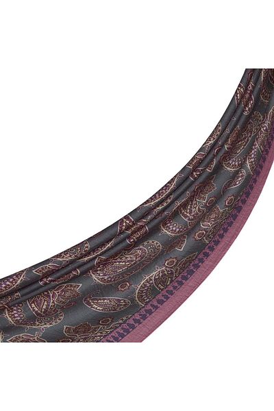 ipekevi İpekevi Mesopotamia Patterned Tenselsoft Shawl 02888-Dried Rose