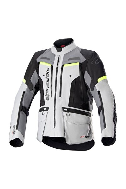 Alpinestars Bogota Pro Drystar Korumalı Motosiklet Montu Gri Oranj