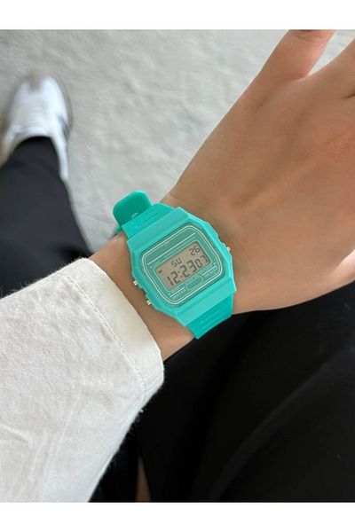RoseandRoses Tikky Silicone Strap New Season Wrist Watch Turquoise