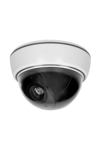 Virone Fake surveillance camera VIRONE CD-7, LED, 3 x AA, IP20, white