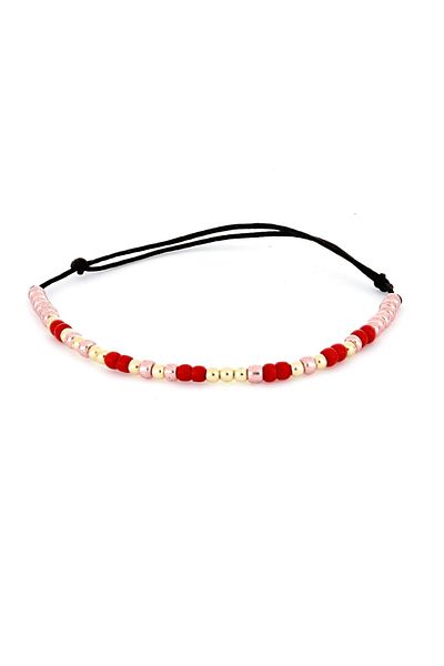MOHI Fine Jewellery Traveler Morse Code String Bracelet in 14k Yellow Gold