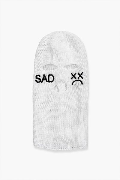 FG KONNİCHİWA SAD Black Heart And Gun Snow Mask