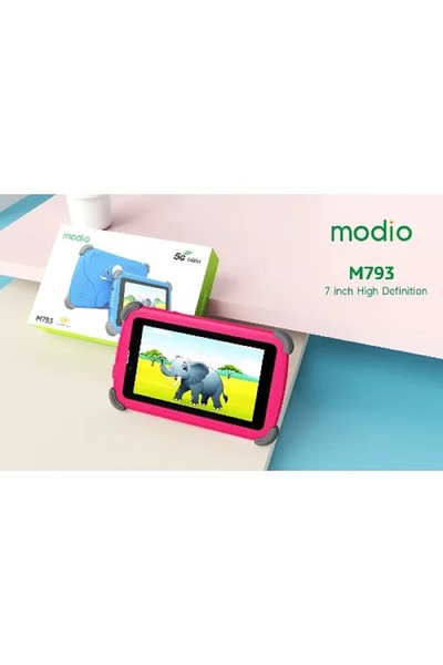Modio تابلت موديو M793 بشاشة 7 إنش، رام 4GB وذاكرة 128GB، يدعم 5G وبطارية 3000mAh – وردي