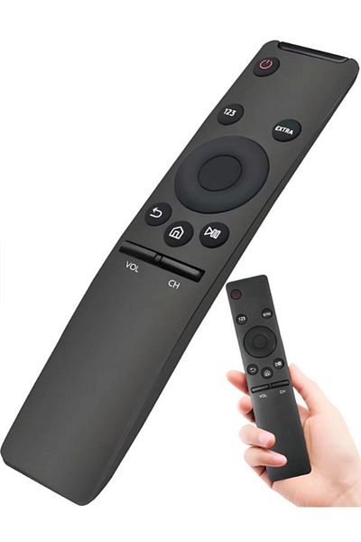 TechGS Universal Remote Control for Samsung LCD LED Smart TV, Black