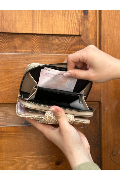 SÜNELA Summer Straw Style Wallet