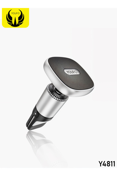 Youfo حامل جوال مغناطيسي للسيارة مع دوران 360 درجة، مشبك سيليكون ناعم، مثبت ف...