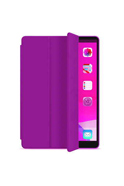 Smart Tech Apple iPad Mini 2 / Mini 3 Smart Cover Stand Arkası Şeffaf Tablet Kılıfı