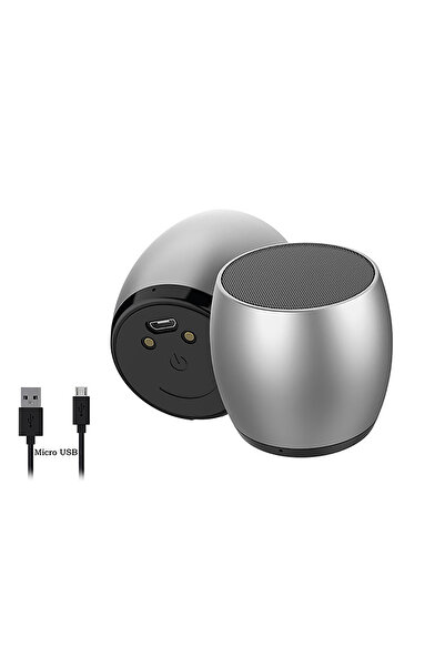 Mikado Bluetooth Hoparlör MD-2BT, Gümüş Renk