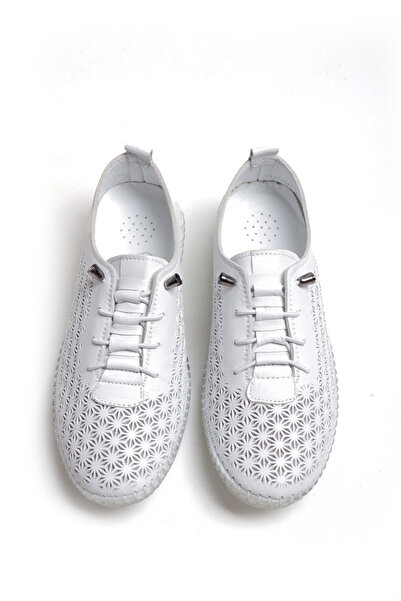 StWenn Справжня шкіра з перфорованим квітковим візерунком, зручне взуття на щодень